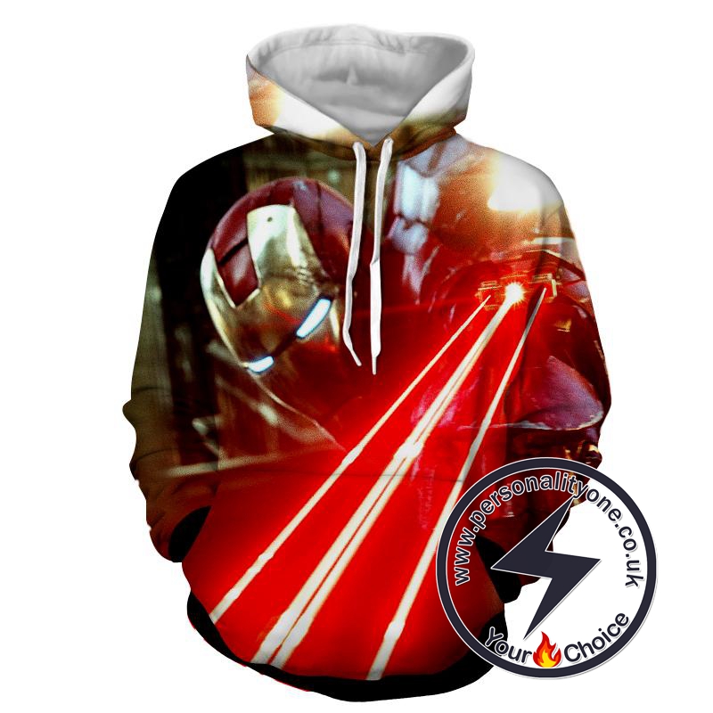 Iron Man - Iron Man 3D - Iron Man Hoodies